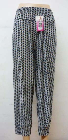 Womens Casual Pants Elastic Waist Drawstring Summer Lounge Baggy Trousers