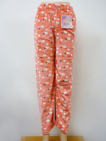 Women Cute Fleece Pajama Pants Winter Warm Fuzzy Graphic Thermal Joggers Loungewear