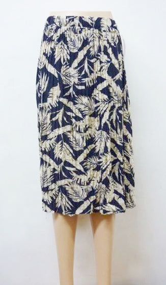 Women's Patterns Ombre Lightweight Flare Midi Pull On Closure Skirt