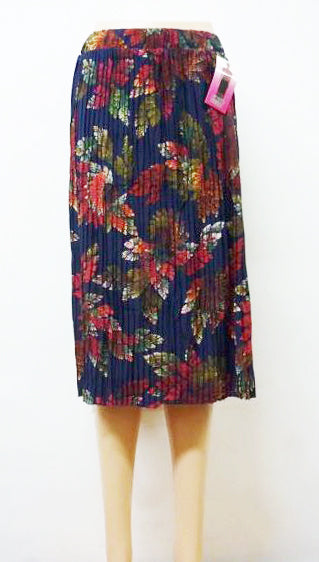 Women's Patterns Ombre Lightweight Flare Midi Pull On Closure Skirt
