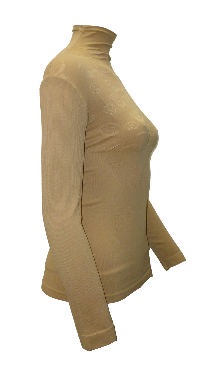 Women's Long Sleeve Lightweight Turtleneck Top Pullover Casual Active Layer Tops Shirts