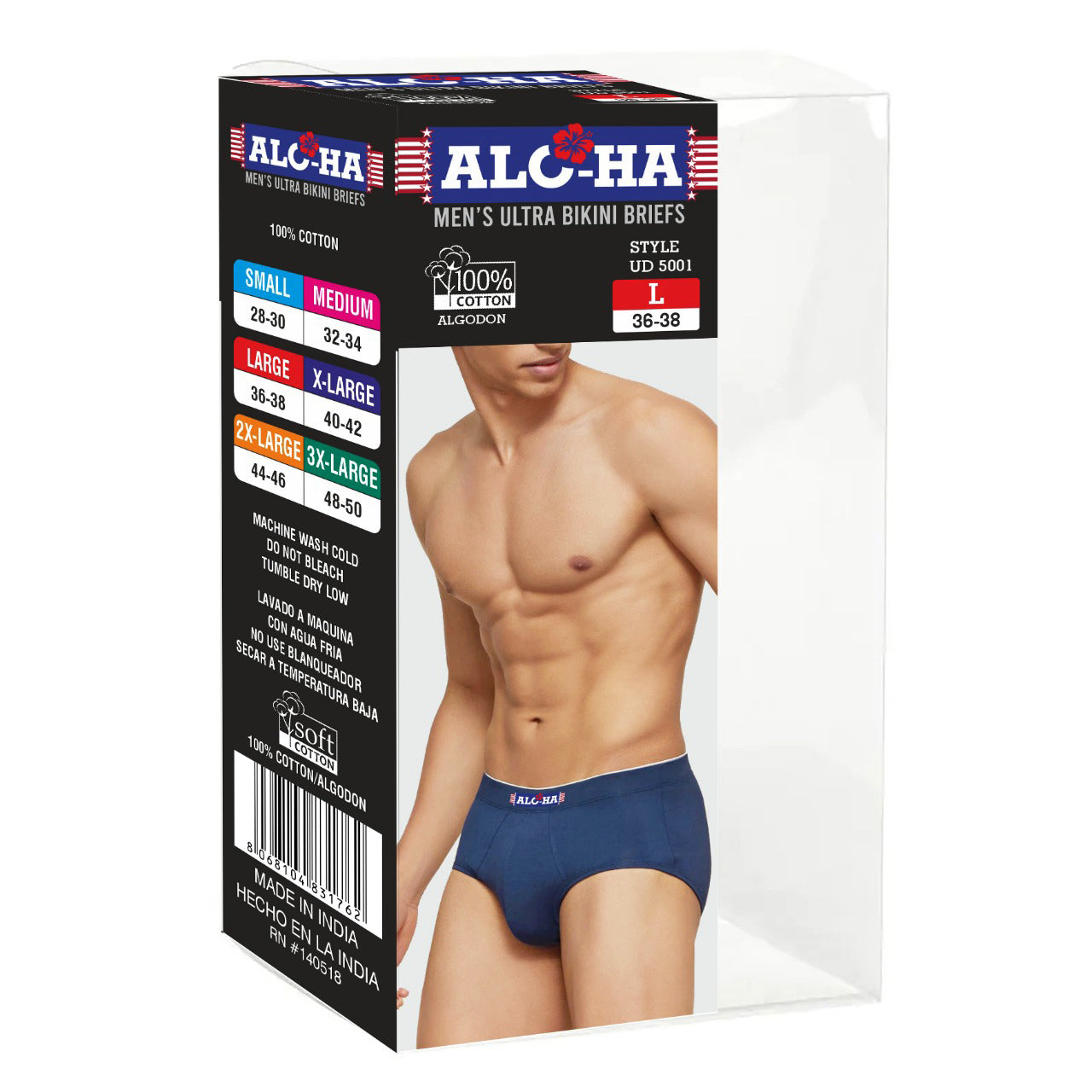 Men's Briefs - 5 Pack Soft Stretch Low Rise Men's Briefs - Classic Underwear Briefs for Men (S-XL)