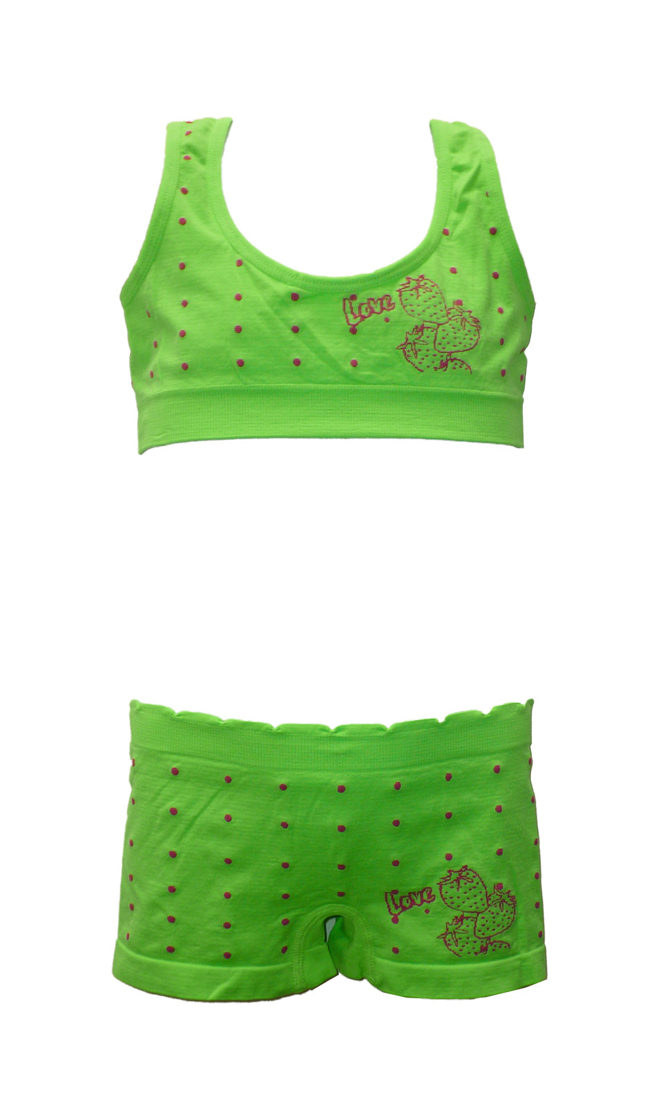 Girls Seamless Racerback Sets