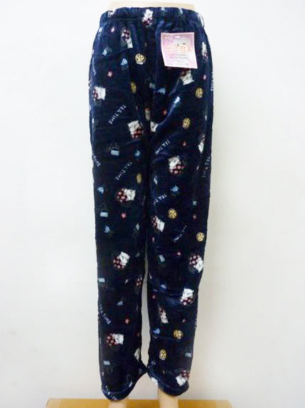 Women Cute Fleece Pajama Pants Winter Warm Fuzzy Graphic Thermal Joggers Loungewear