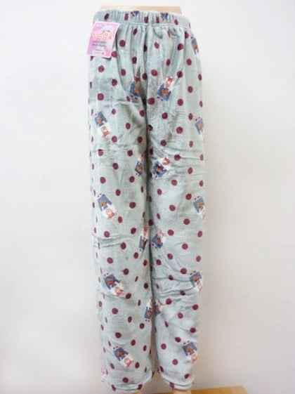 Women Cute Fleece Pajama Pants Winter Warm Fuzzy Graphic Thermal Joggers Loungewear