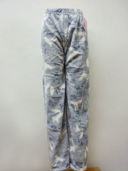 Women Cute Fleece Pajama Pants Winter Warm Fuzzy Graphic Thermal Joggers Loungewear